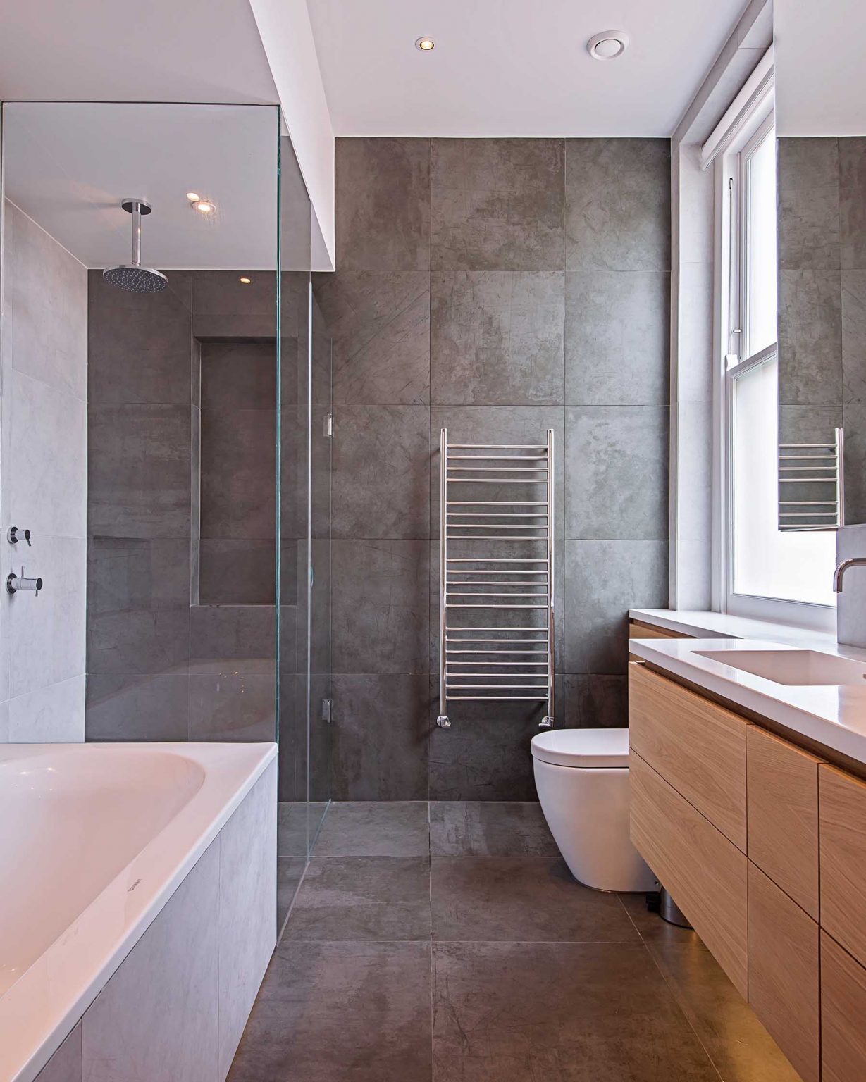 JIS Sussex Ashdown Stainless Steel Vertical Towel Radiator for ...
